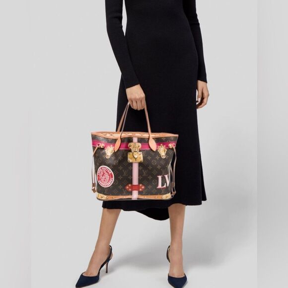 AUTHENTIC *Louis Vuitton* Ltd Edition Neverfull Trunks & Bags Tote MM - Picture 2 of 7